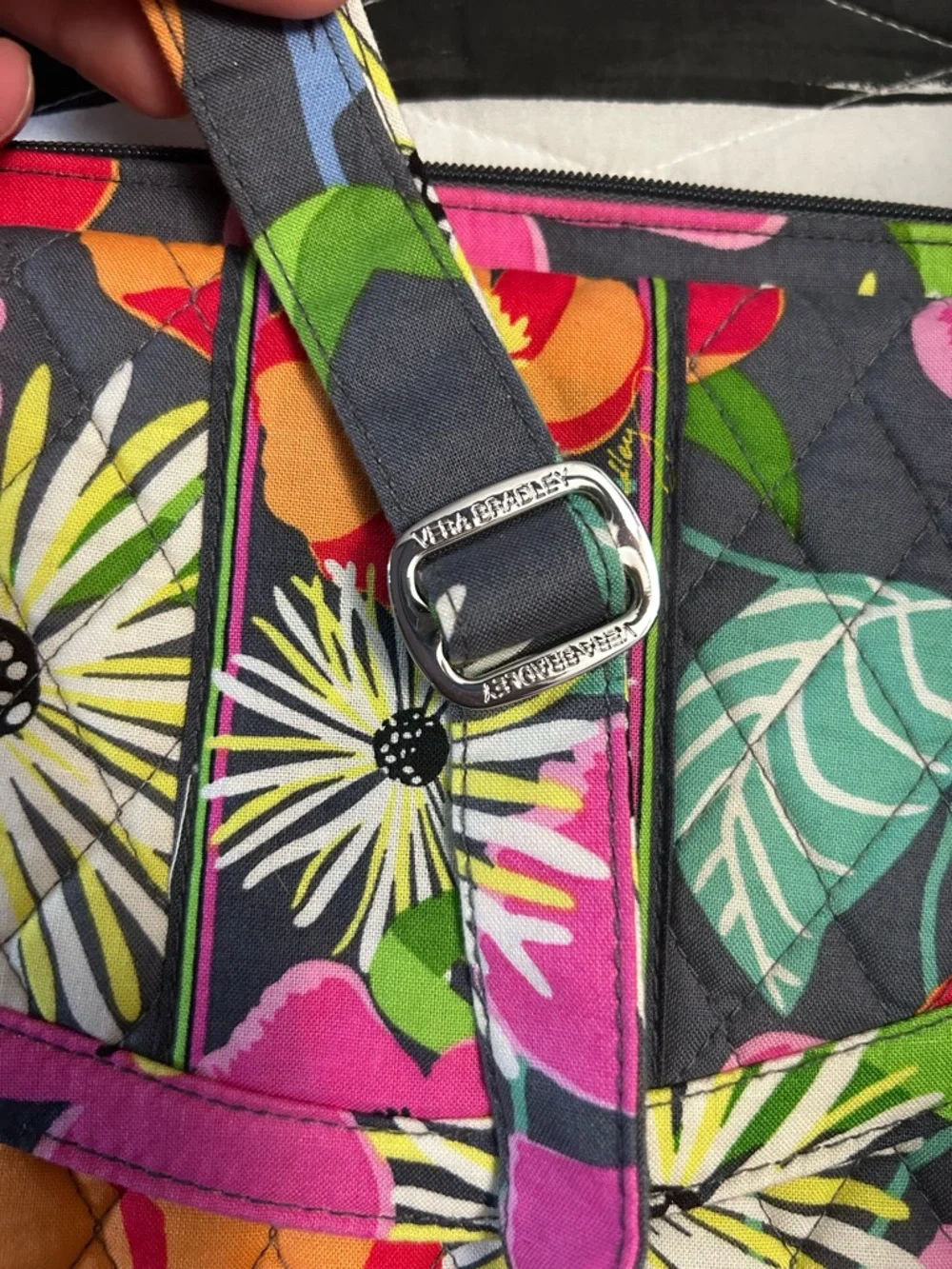 Vera Bradley jazzy bloom Crossbody messenger Bag - Picture 12 of 14